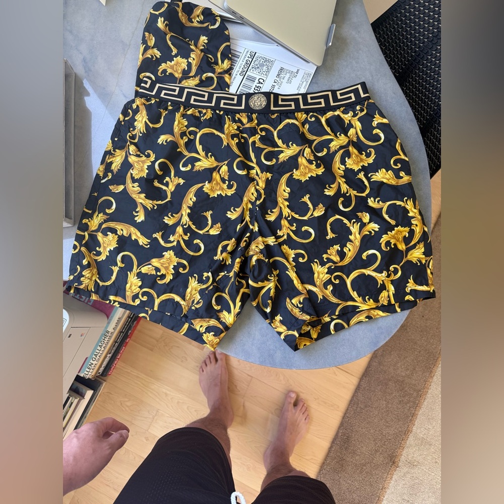 Versace swim trunks